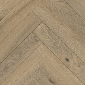 Glendalough Oak Herringbone Aqua - Canadia